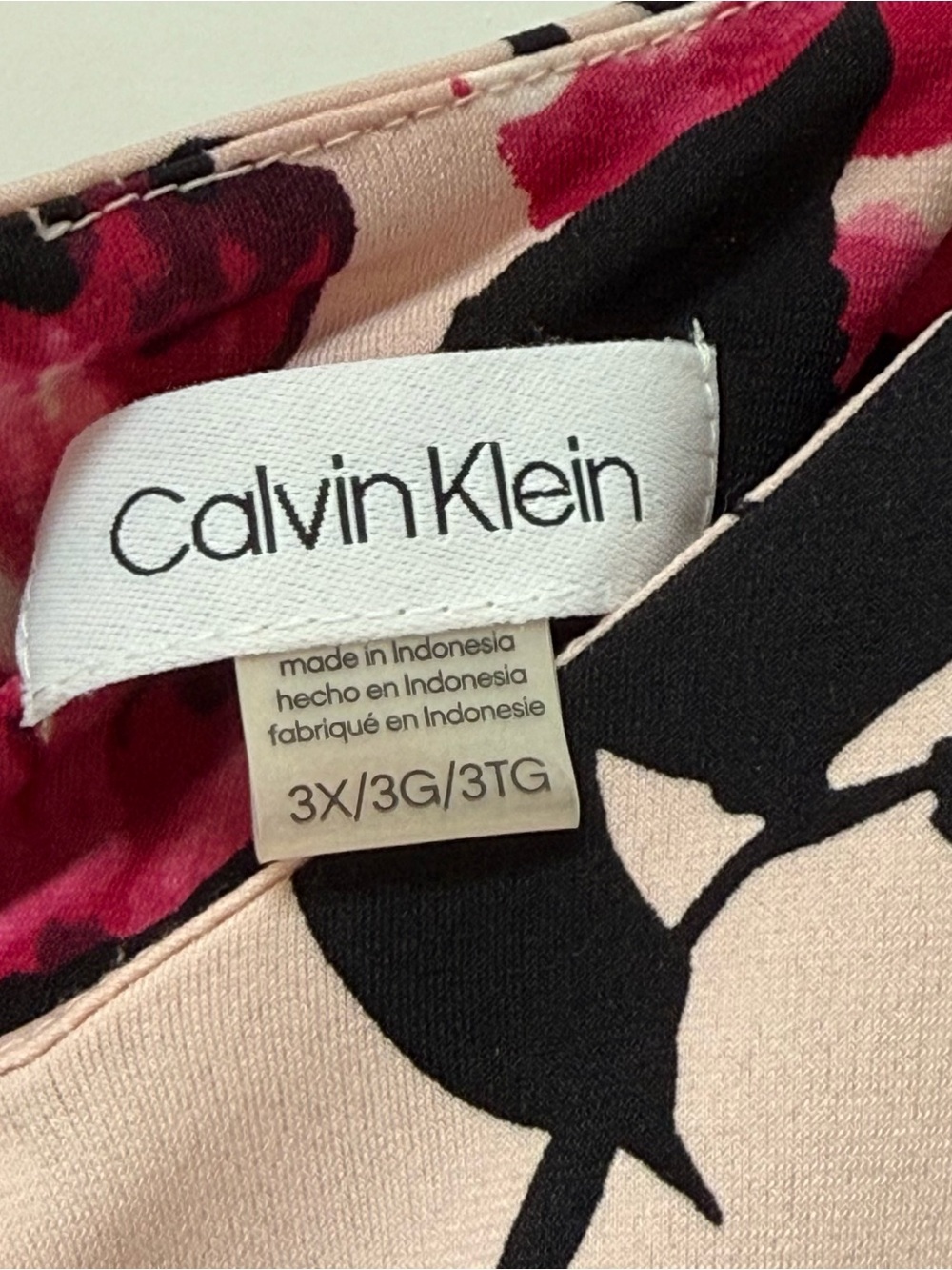 CALVIN KLEIN beautiful mulberry shades sleeveless blouse size 3X - Picture 3 of 7